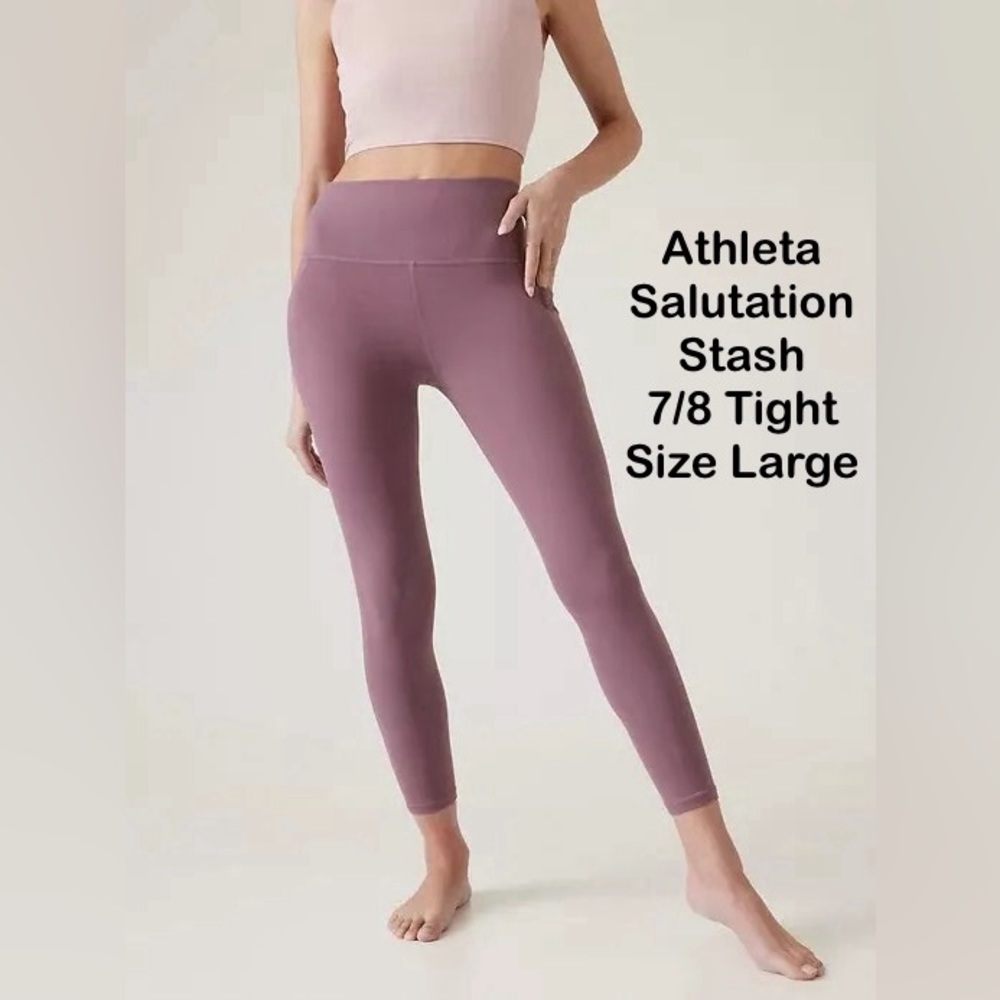 Athleta Salutation Stash 7/8 Tight